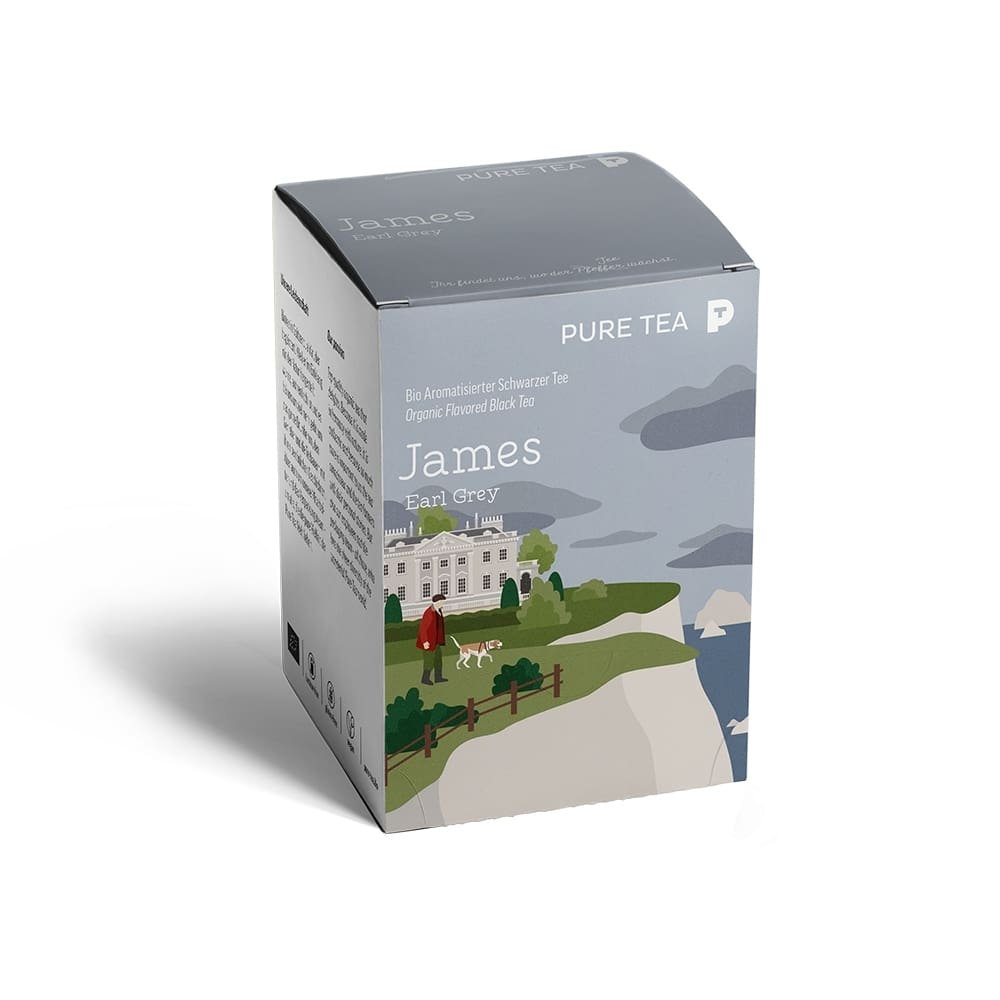 Pure Tea James Earl Grey Bio Schwarztee